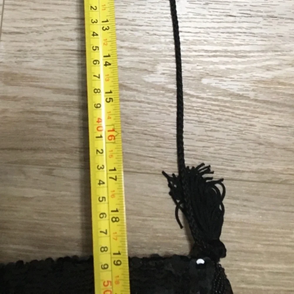 Mini Tube Sequin Crossbody Bag